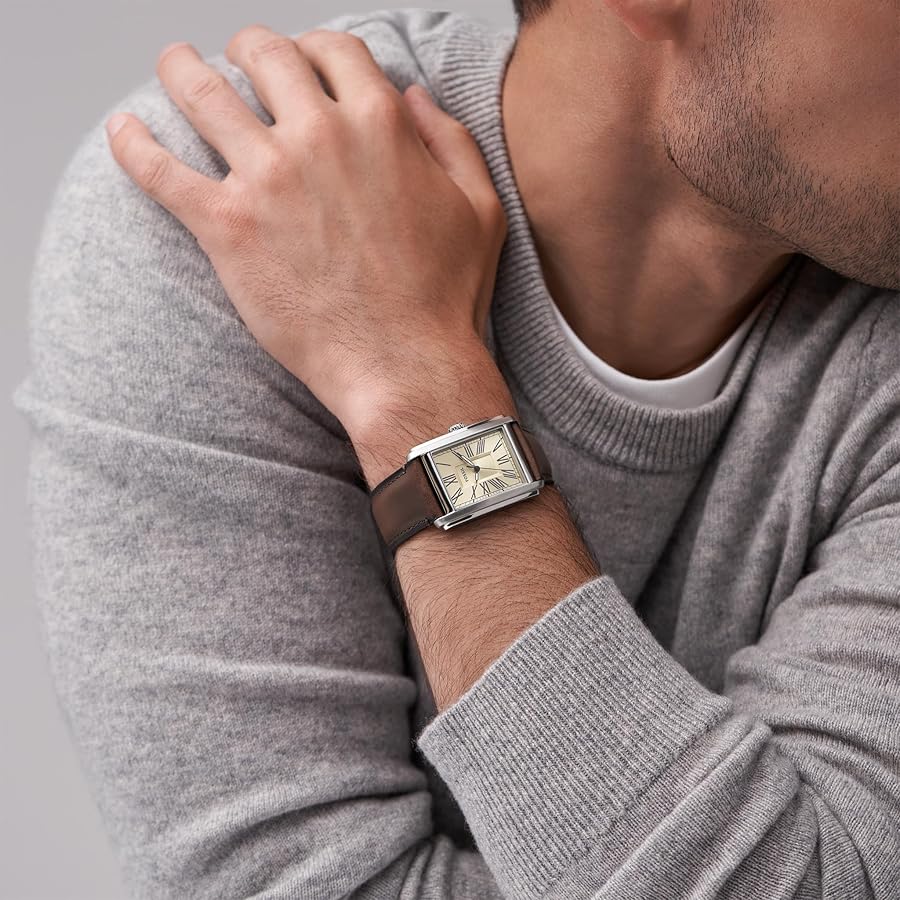 Amazon.com: Fossil Men's Carraway Quartz Stainless Steel and